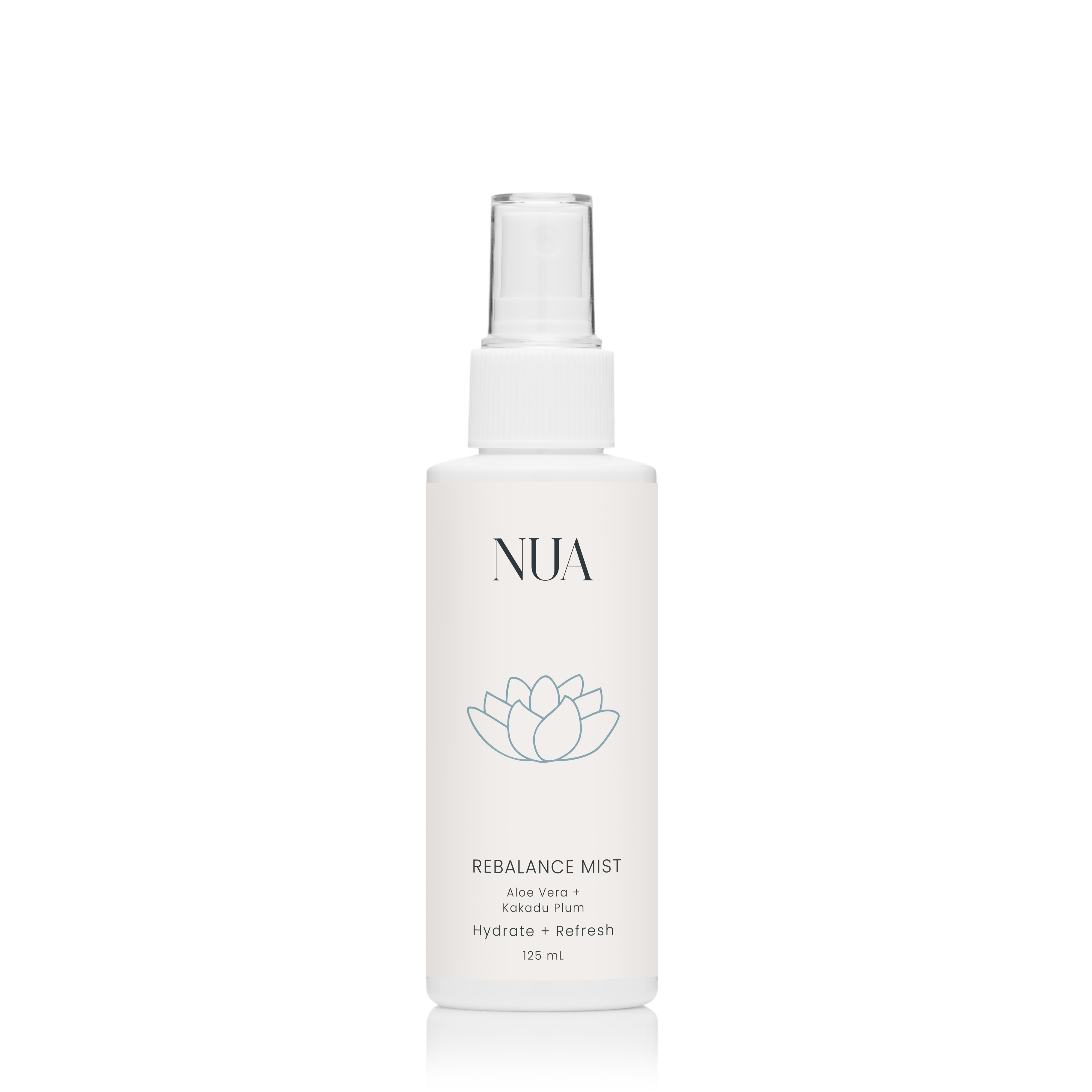 Rebalance Mist bottle on soft neutral background