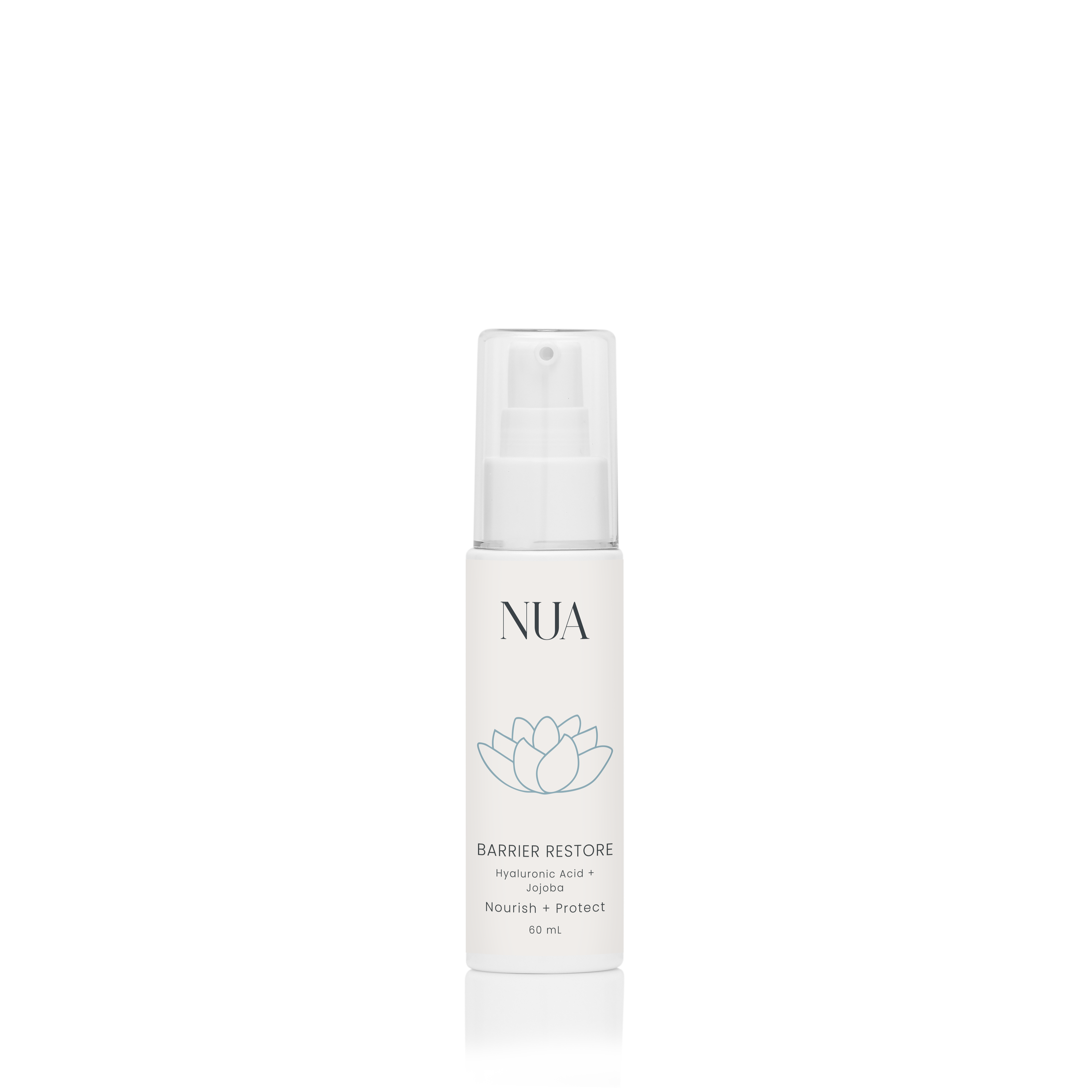 Barrier Restore bottle on soft neutral background